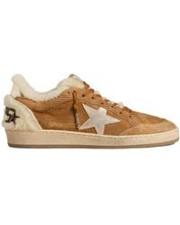 Golden Goose - Ball Star Lace-Up Sneakers - Lyst