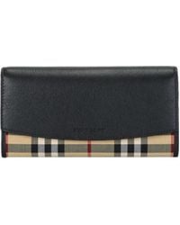 Burberry - Splicing Logo Wallet - Lyst