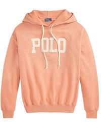Polo Ralph Lauren - Logo Printed Hoodie - Lyst