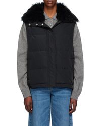 Yves Salomon - Quilted Zipper Down Jacket - Lyst