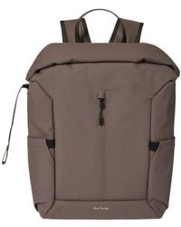 Paul Smith - Roll-Top Logo Backpack - Lyst