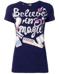 Moschino - Pattern Printed T-Shirt - Lyst