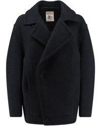 Semicouture - Oversized Double-Breasted Coat - Lyst