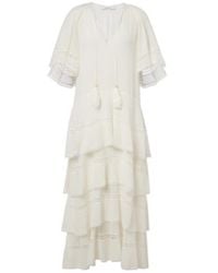 Dorothee Schumacher - Dreamful Cotton And Silk Midi Dress - Lyst