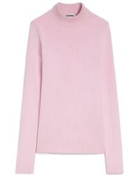 Jil Sander - Technical Mock-Neck Sweater - Lyst