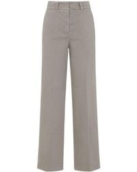 Peserico - Mid-Rise Trousers - Lyst