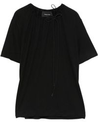 Simone Rocha - Cord Neck Easy T-Shirt - Lyst