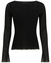 Loulou de Saison - Mabille Ribbed Boat-Neck T-Shirt - Lyst