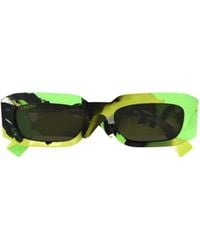 Gucci - Eyewear Rectangular Frame Sunglasses - Lyst
