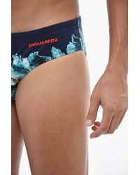 DSquared² - All-Over Surf Print Swim Briefs - Lyst