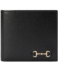 Gucci - Horsebit Leather Bi-Fold Wallet - Lyst