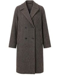 Closed - Double-Breasted Wool-Blend Coat - Lyst