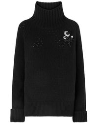 Ermanno Scervino - Oversized Pure Cashmere Turtleneck Sweater - Lyst