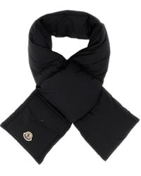 Moncler - Logo Patch Padded Scarf - Lyst