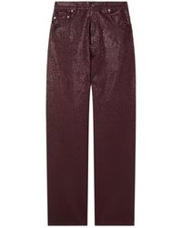 Golden Goose - Straight-Leg Embellished Jeans - Lyst
