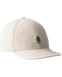 Prada - Embroidered Logo Baseball Cap - Lyst