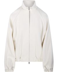 Max Mara - Frine High-Neck Zipped Sweatshirt - Lyst