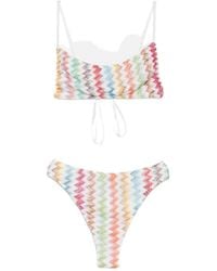 Missoni - Zigzag-Knit Bikini - Lyst