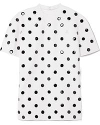 Area - Polka-Dot T-Shirt Dress - Lyst