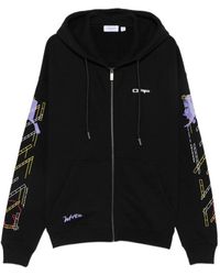 Off-White c/o Virgil Abloh - Drawstring Hooded Sweatshirt - Lyst
