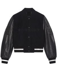 Givenchy - Cropped Varsity Jacket - Lyst