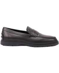 Tod's - Almond Toe Penny Loafers - Lyst