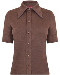 Gucci - Short-Sleeve Patterned Shirt - Lyst