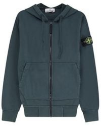 Stone Island - Zipper Hoodie - Lyst