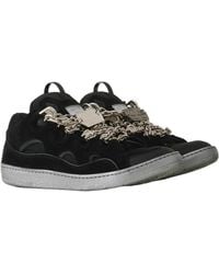 Lanvin - Curb Lace-Up Sneakers - Lyst