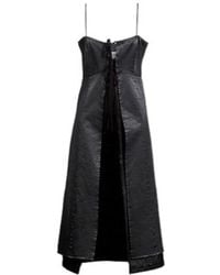 MM6 by Maison Margiela - Sleeveless Satin Dress - Lyst