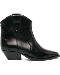 Isabel Marant - Dewina Leather Ankle Boots - Lyst