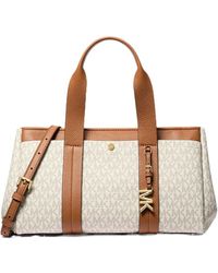 MICHAEL Michael Kors - Romee Small Signature Logo Satchel - Lyst