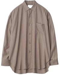 Ssstein - Oversized Twill Shirt - Lyst
