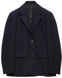 Prada - Single-Breasted Tailored Blazer - Lyst