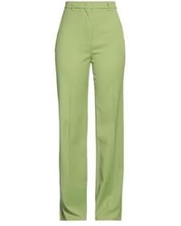 Max Mara - Minimalist Wool Straight-Leg Trousers - Lyst