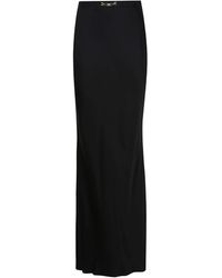 Elisabetta Franchi - Chain-Embellished Maxi Skirt - Lyst