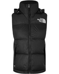 The North Face - Hooded Down Gilet - Lyst