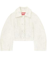 DIESEL - Cropped Raglan-Sleeve Coat - Lyst
