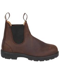 Blundstone - Stitching Details Short Boots - Lyst
