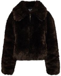Stand Studio - Aya Faux Fur Jacket - Lyst