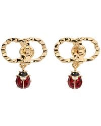 Dior - Qixi Cd Lady Twist Earrings - Lyst