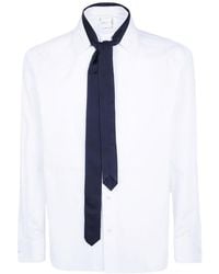 Sacai - Tie-Detail Shirt - Lyst