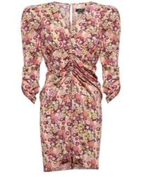 Isabel Marant - Celina Floral Silk-Blend Minidress - Lyst