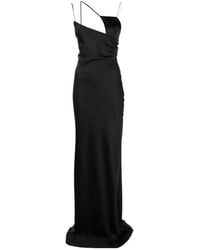 The Attico - The Cut-Out Detailed Flared Sleeveless Dress - Lyst