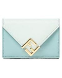 Fendi - Ff Diamonds Micro Trifold Wallet - Lyst