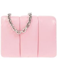 Stand Studio - Quilted Leather Satchel Bag - Lyst