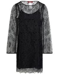 Max Mara - Solid Embroidered Dress - Lyst