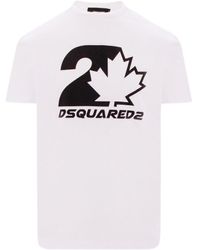 DSquared² - Logo Printed Crewneck T-Shirt - Lyst