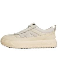 Moncler - Round-Toe Lace-Up Sneakers - Lyst