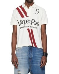 VAQUERA - Logo Print Polo T-Shirt - Lyst